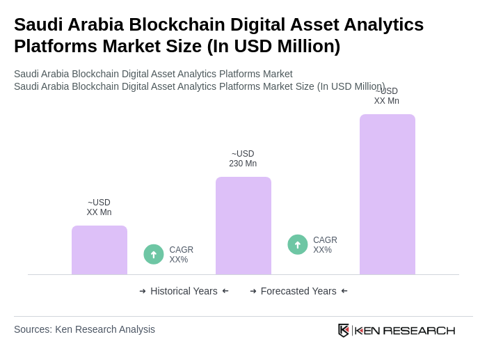 Saudi Arabia Blockchain Digital Asset Analytics Platforms Market Size